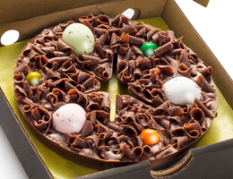 Easter Egg Mini Chocolate Pizza